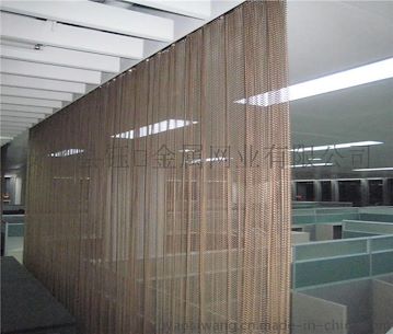 安平钰峣金属装饰网、铝合金装饰网帘、勾花装饰网、金属布